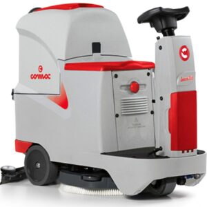 Compact SCRUBBING MACHINE (RIDE ON) Floor Scrubbing, Vacuuming, and Drying Machine, Model (Innova 55B), imported by the Italian company Comac