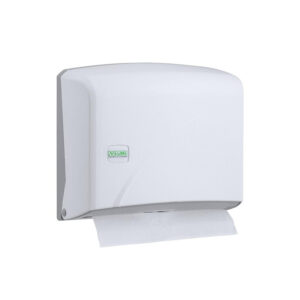 Vialli K1 Turkish Wide Tissue Dispenser, White, 200 Tissue Capacity