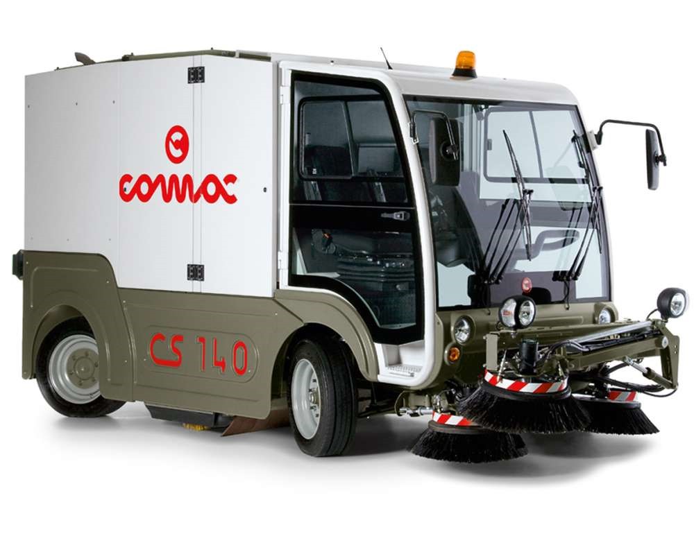 Comac CS 140 “TWIN ACTION” diesel street sweeper