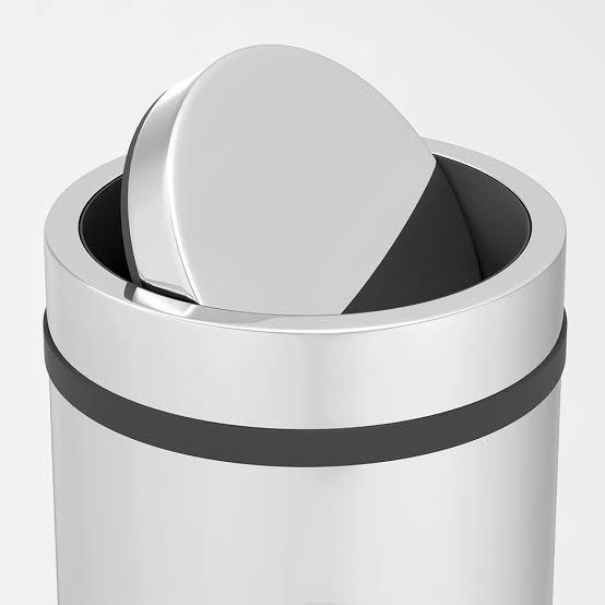 Multi-Size Stainless Steel Trash Bin - Image 2