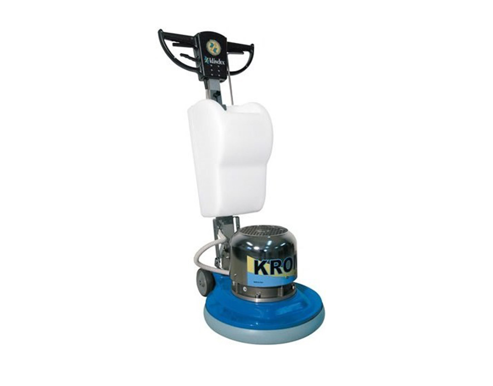 Kroma 18HD single-disc polishing machine, imported from the Italian company Klindex, for polishing and buffing floors, marble, granite, and mosaic.