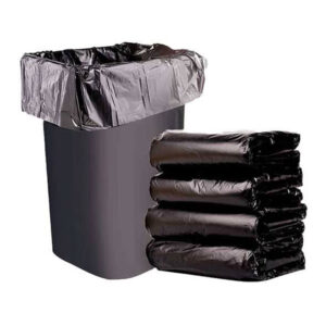 Heavy Duty Black Garbage Bags – Tear & Leak Resistant