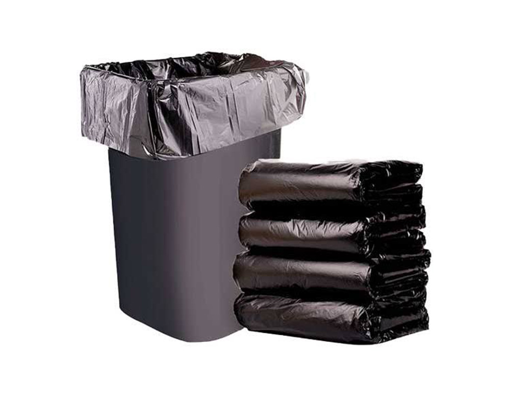 Heavy Duty Black Garbage Bags – Tear & Leak Resistant