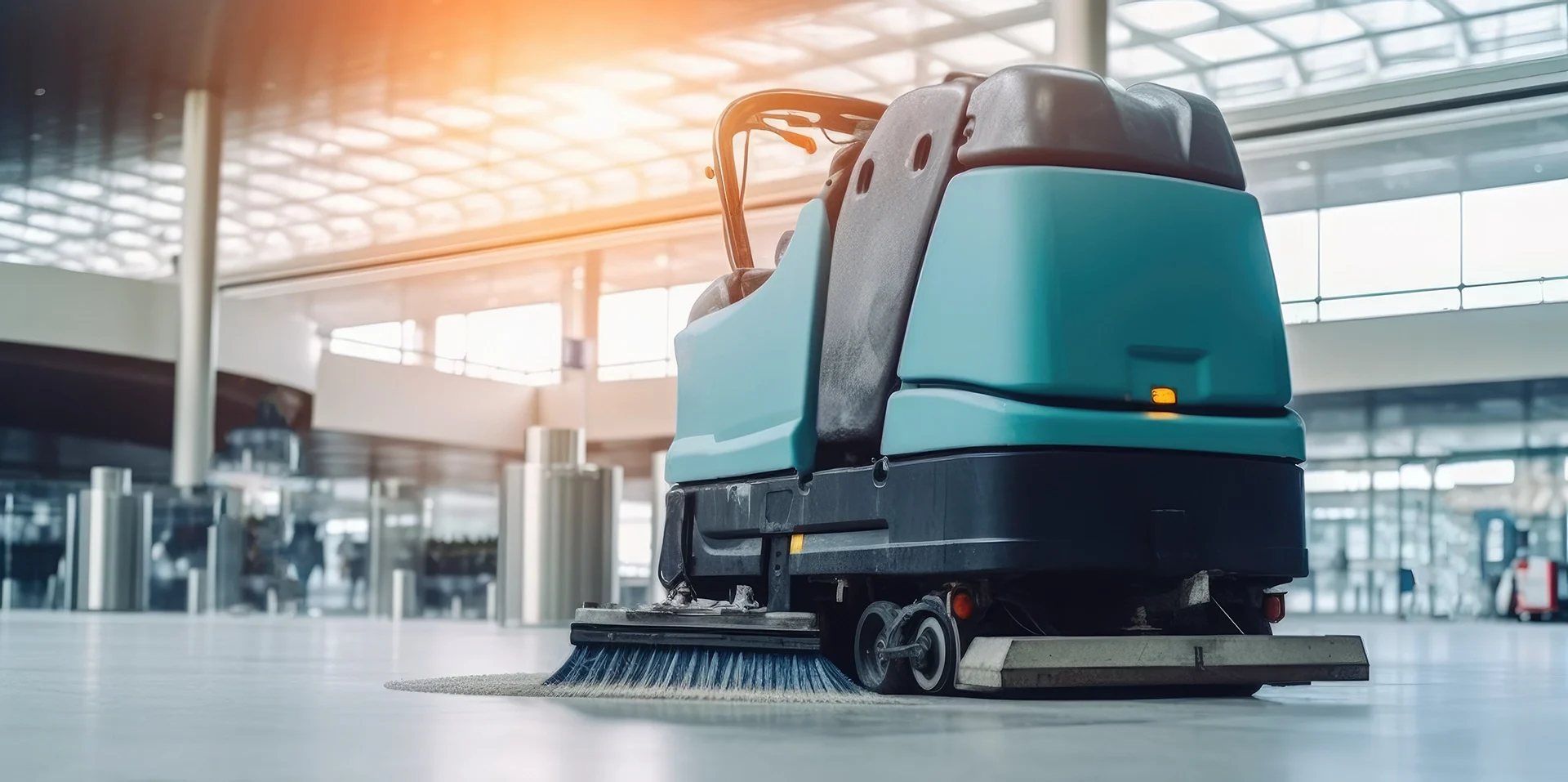closeup-sweeper-machine-cleaning-concept-clean-airport-from-debris-generative-ai